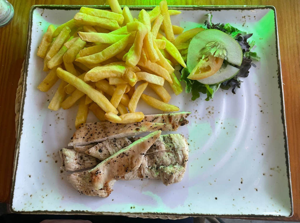 Pan fried Garlic & Herb Chicken Breast 