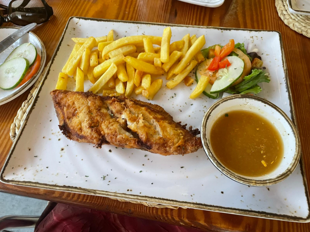 Pan fried Mahi Mahi with Citris Ginger Sauce 